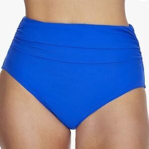Profile by Gottex NWT Sz 16 Royal Blue Free Spirit High Waist Swim Bottom